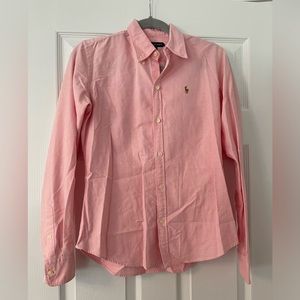 Ralph Lauren slim fit button down. Size 6